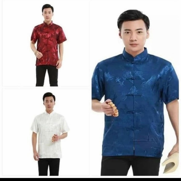 New Cheongsam Lengan Pendek Pria