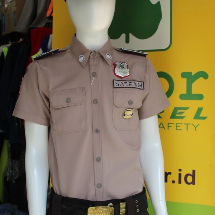 Baju seragam satpam -terbaru PDH Bahan GAIA Neo Premium (Atasan)