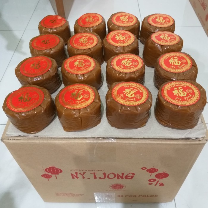 Diskon 20 Kg Isi 80 Pcs 250 Grm Kue Keranjang Ny Tjong Imlek Thiam Pan Bakul