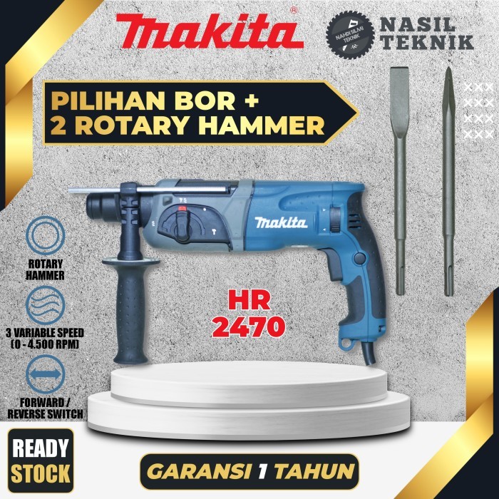 Termurah Bor Beton Sds Makita Hammer Rotary Hr2470