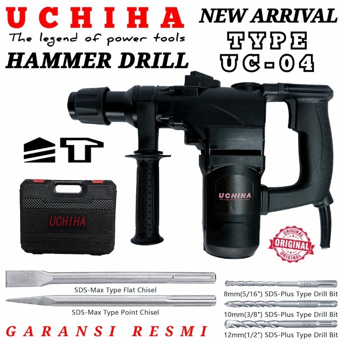 Terlaris Hammer Drill Bor Uchiha Mesin Bobok Beton Jack Hemer Drill