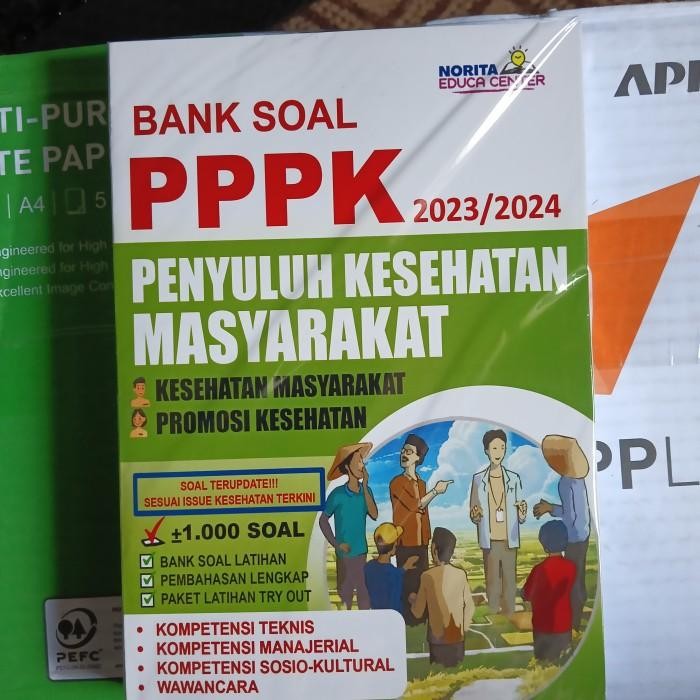 Original Buku Bank Soal Pppk Penyuluh Kesehatan Masyarakat 2023*2024 Terbaru New 100 % Original