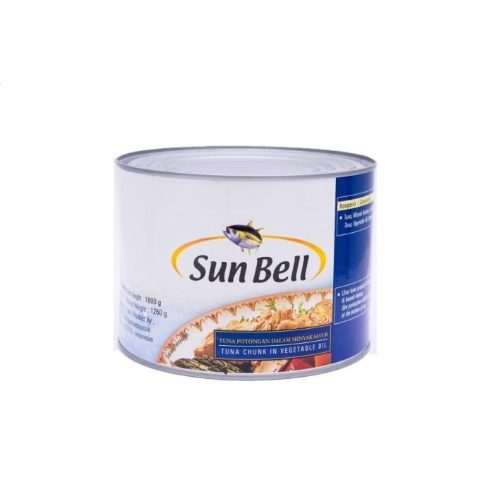 

Sun Bell Tuna Chunk / Tuna Kaleng Sun Bell - 1800 Gram Terbaru 100 % Original