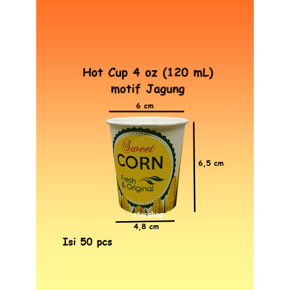 TERBARU Paper Cup 4 oz ( 120 Ml ) Jasuke isi 2000 pcs BISA GRAB