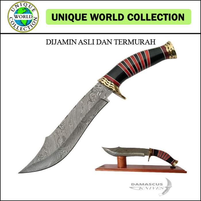 TERLARIS Damascus Bowie knife Made in Pakistan DM1056