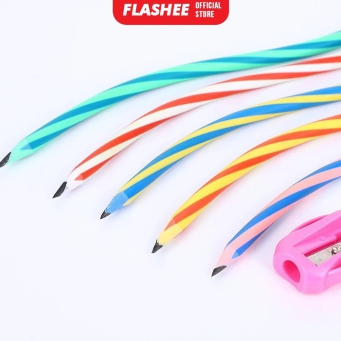 

Flashee Fleksibel Pensil Lentur Viral Pencil Unik Fleksibel Seperti Karet Desain Lucu Inovatif