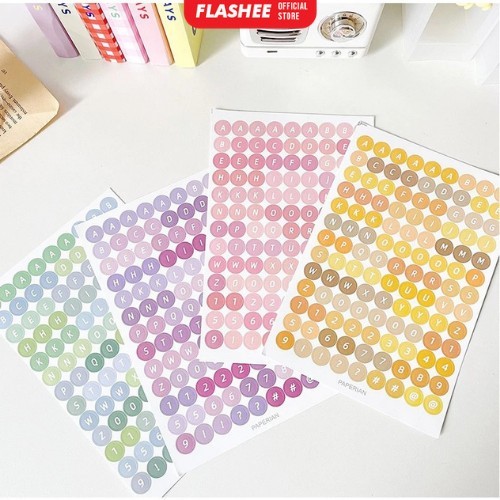 

Flashee Stiker Huruf Deco Alphabet Untuk Diary Scrapbook Sticker Alat TulisSimple Stiker Jurnal