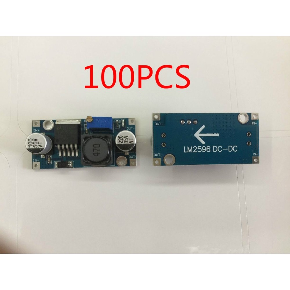 100 pcs LM2596 LM2596S DC-DC Adjustab Step-Down Power