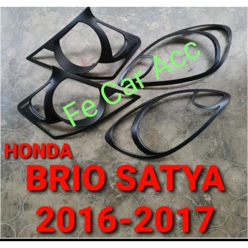 Paket Garnish Brio 2016-2017 List Lampu Brio 2016 2017 Blacktvo Hitam