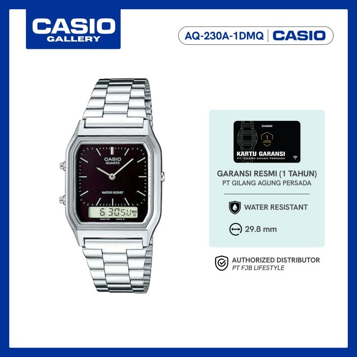 Casio Jam Tangan General AQ-230A-1DMQ Analog Digital