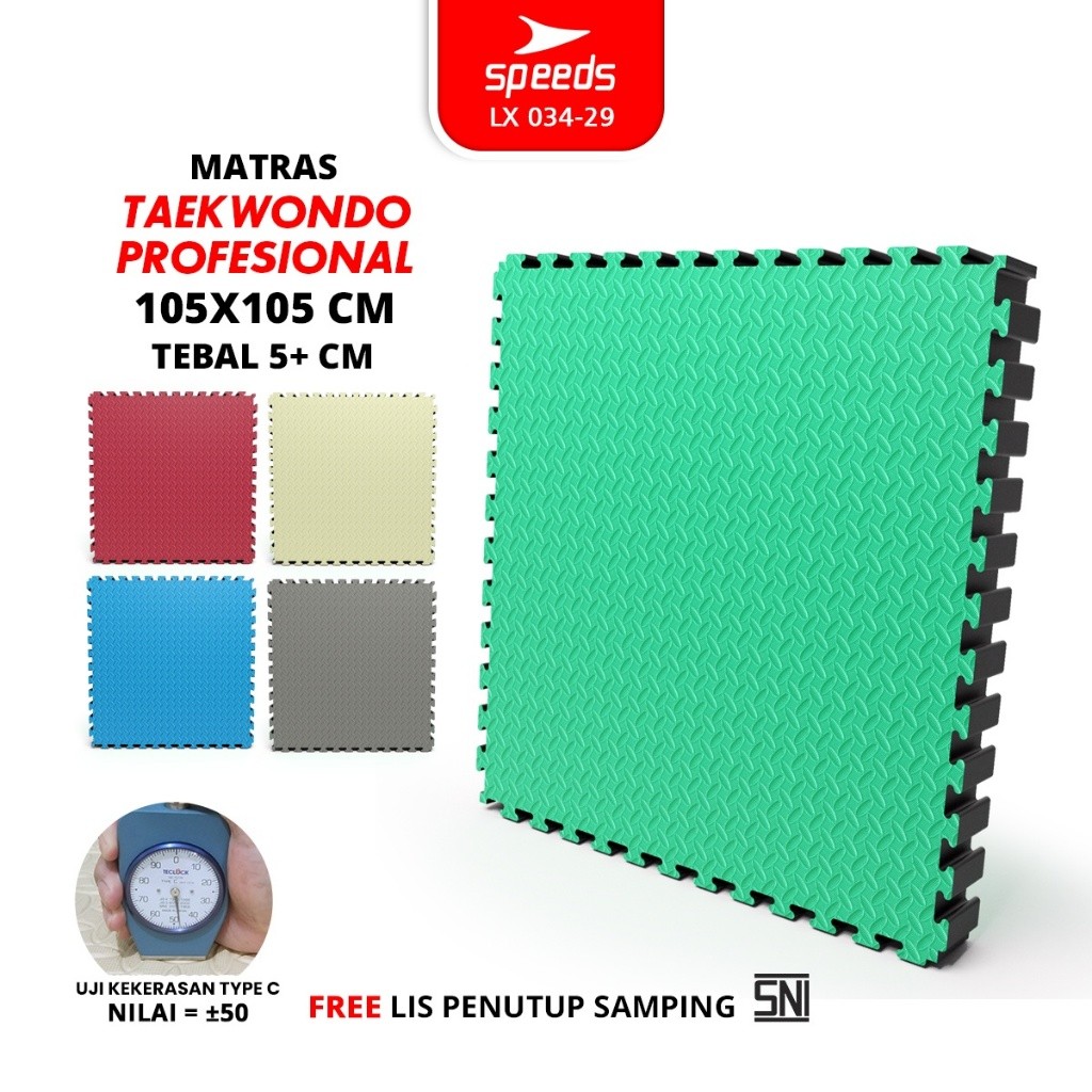 SPEEDS Matras Takewondo Tebal 5cm Matras Evamat Bela Diri Eva Puzzle Karate Mat 034-29