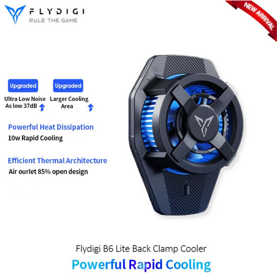 Flydigi B6 Lite Back Clamp Mobile Phone Cooler Ultra Low Noise Cooler