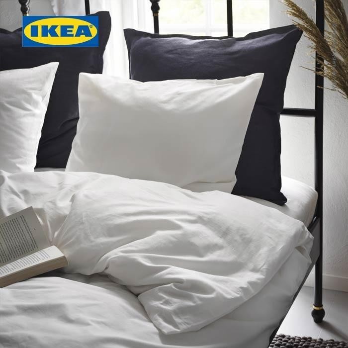 Ikea Dvala Sarung Duvet 200X200Cm Dan 2 Sarung Bantal 50X80Cm Terlaris 100 % Original