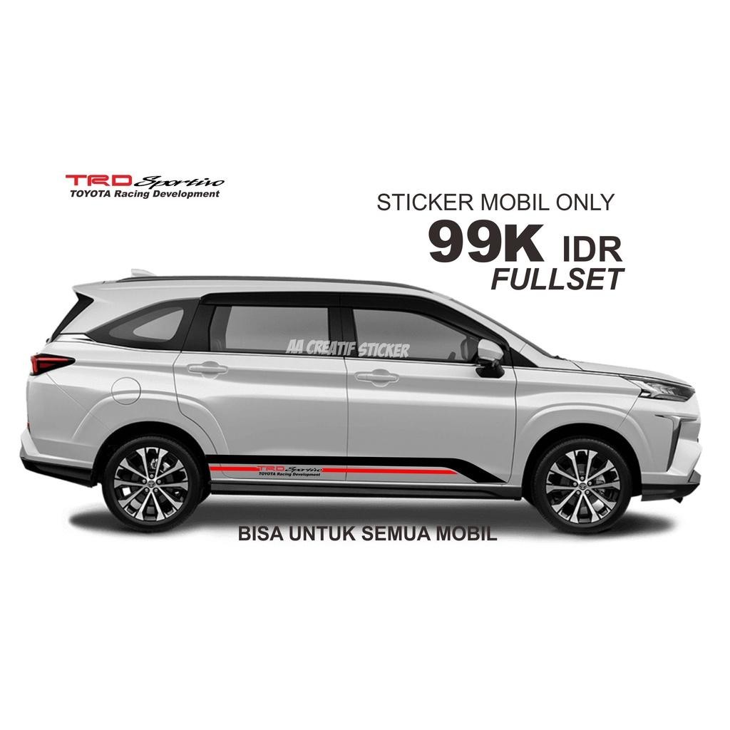 Cutting Sticker Polet Lis Mobil All New Avanza 2022 Trd Sportivo Bisa Ganti Logo Ertiga Xenia Calya 