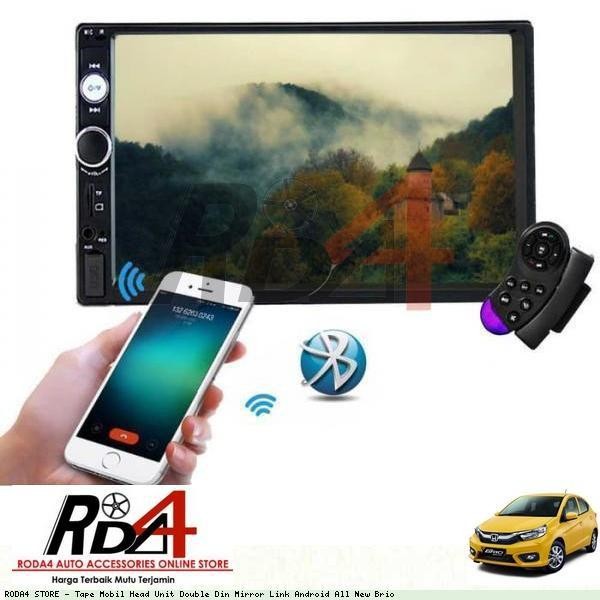 Tape Mobil Head Unit Double Din Mirror Link Android All New Brio