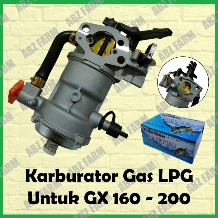 Carburetor Converter Lpg Karburator / Karbu Gas Lpg Gx 160 - Gx 200 Terbaru 100 % Original