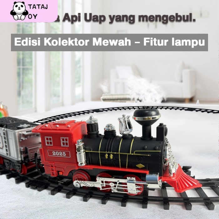 TERLENGKAP Tatajoy Spray Kereta Api Mainan Rel Panjang Kereta Api Thomas Train Set Mainan Anak Laki