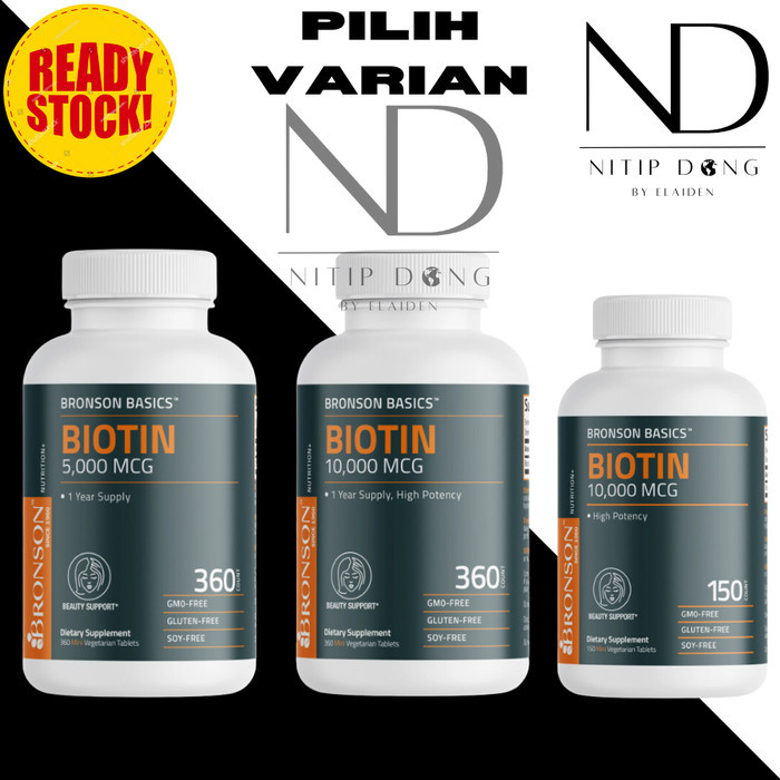 Bronson BASICS Biotin 5000MCG / 10000MCG