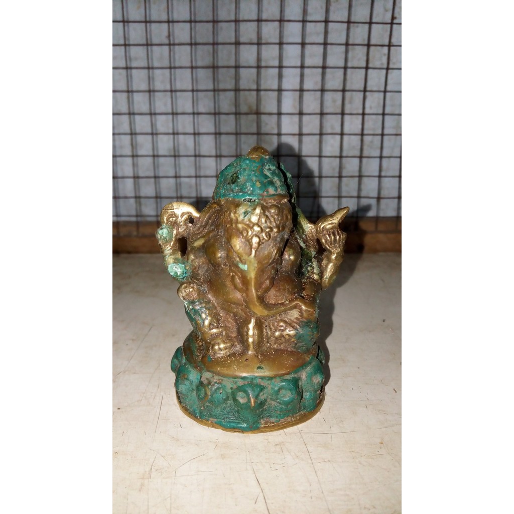 patung perunggu ganesha 3 warna (8 cm )