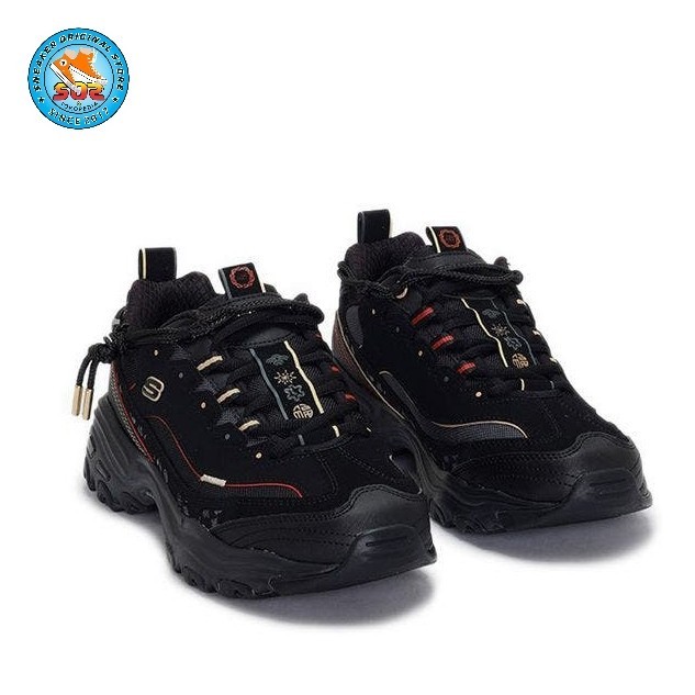 Skechers D'Lites Cny Mens Sneakers Shoes - Black