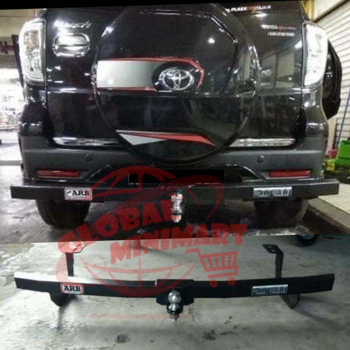 Paket tanduk besi mini LED+Towing Belakang Rush/Terios