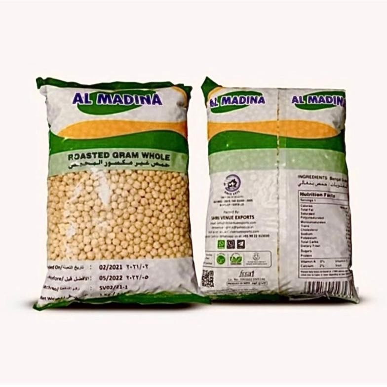 

Kacang Arab 1 Kg Original Almadina | Kacang Arab AlKarramah Premium | Oleh Oleh Haji