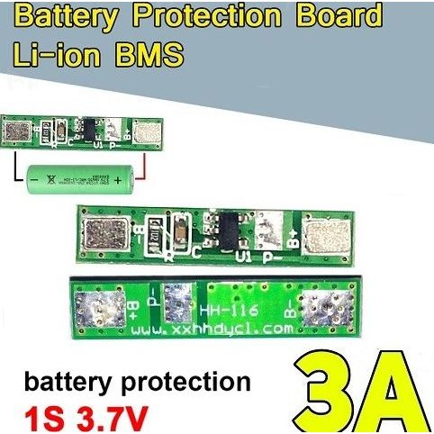 :>:>:>:>] Modul Papan BMS 1S Charger Cas Baterai Lithium Li-ion 3A 3.7V 18650