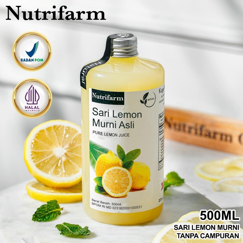 

NUTRIFARM SARI LEMON MURNI ORGANIK ML / SARI LEMON PUM FRESH / SARI LEMON CALIFORNIA / SARI LEMON PURE / AIR LEMON / AIR LEMON / JUS LEMON /