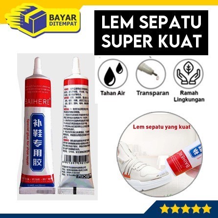 

Lem Sepatu Kuat Tahan Anti Air Super Glue Perekat Sandal Serbaguna