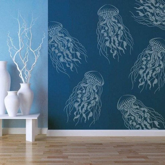 

HOT SALE! Stencil Dinding, Wall Stencil Motif 20