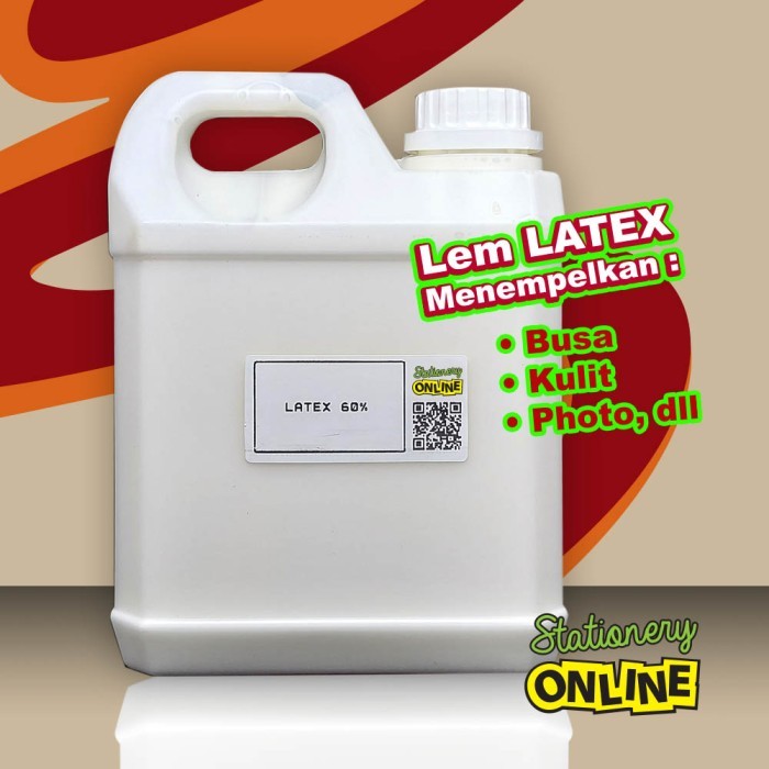 

lem latex cair natural rubber 60% 1 kg