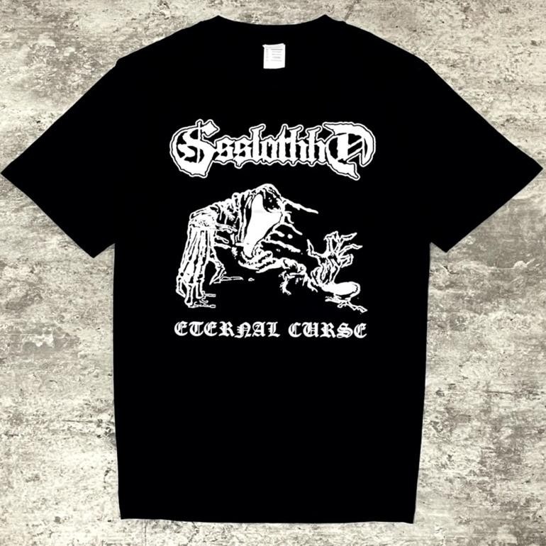 Terbaru Kaos Cod Ssslothhh Eternal Curse Tshirt Black Ppo2 Df7 Terlaris