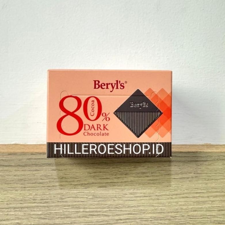 COKLAT BERYLS 60GRAM SEA SALT DARK CHOCOLATE 70% 80% BERYL'S