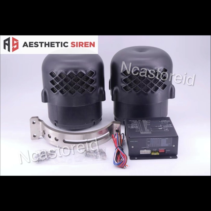 LOW FREQUENCY AESTHETIC SIREN 100 WATT SPEAKER & 200 WATT AMPLIFIER