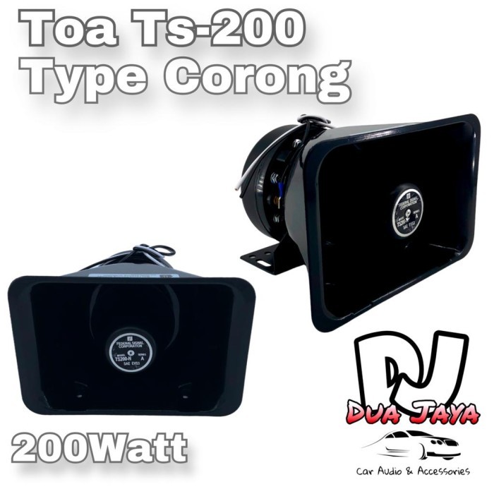 Toa Polisi Mobil Federal Signal Corporation TS 200 Black Universal