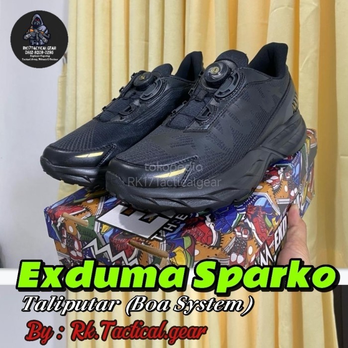 Sepatu Running Original Exduma Taliputar Hitam Tni Polri Paspamres Murah
