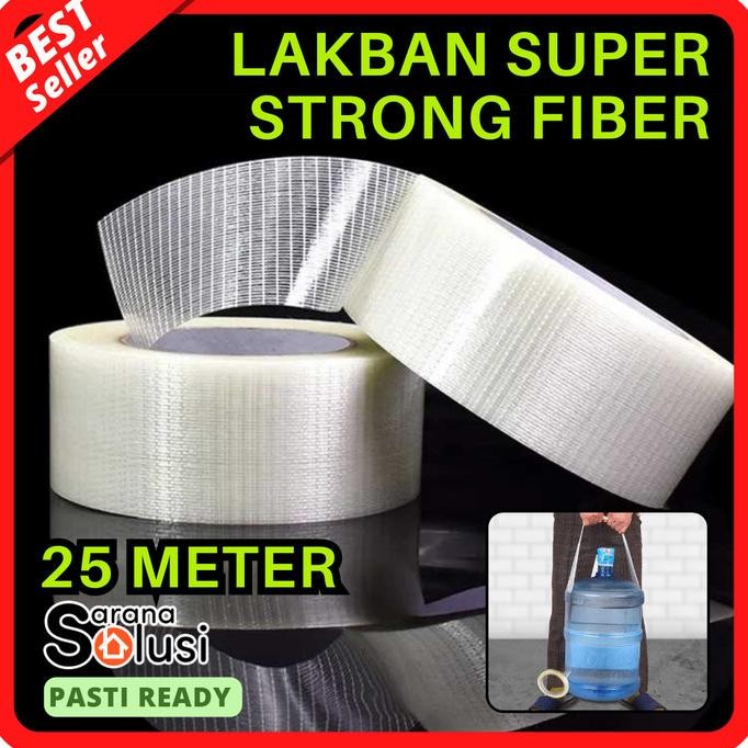 

Lakban Super Kuat Strong Grid Fiber Tape untuk Packing Berat