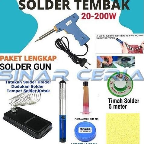 @#@#@#] Paket Solder Tembak Mata Kecil Peralatan Solder Menyolder 7 Macam