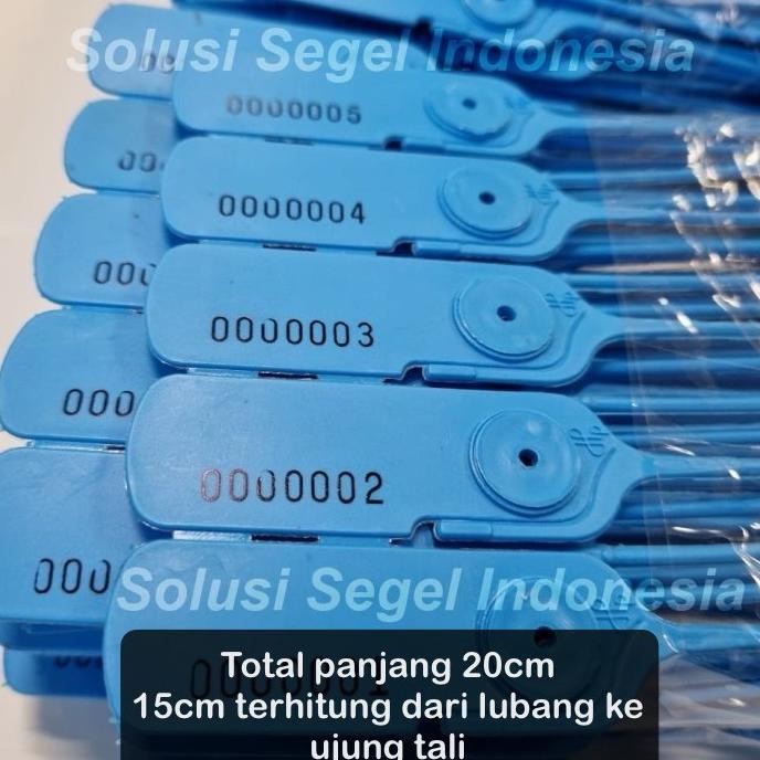 

segel locis / segel seal / segel plastik sekuriti / security seal 15cm