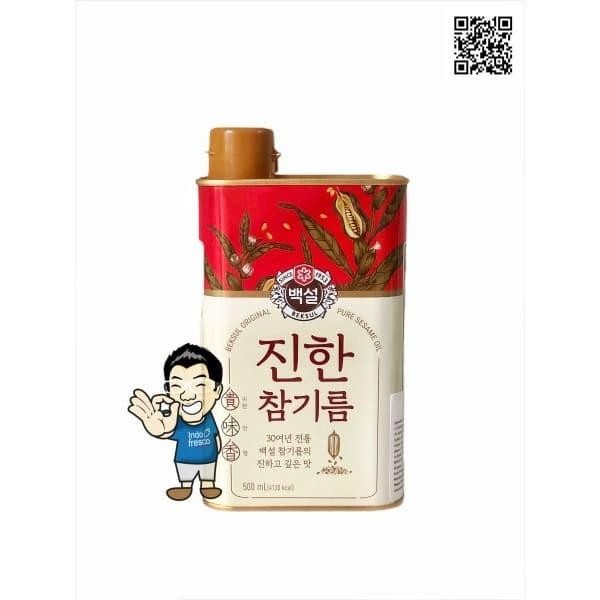 

Beksul Cj Camgirem- Premium Sesame Oil- Minyak Wijen Korea 500Ml Terbaru 100 % Original