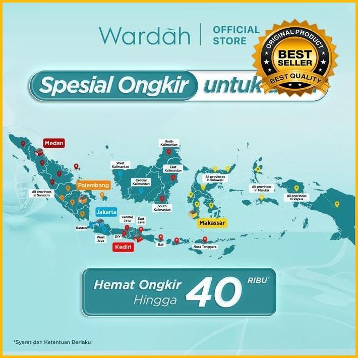 [Buy 2 Get 3] Wardah Paket Twinpack Uv Shield Sunscreen Free 1 Pcs Uv Shield Sunscreen - Essential G