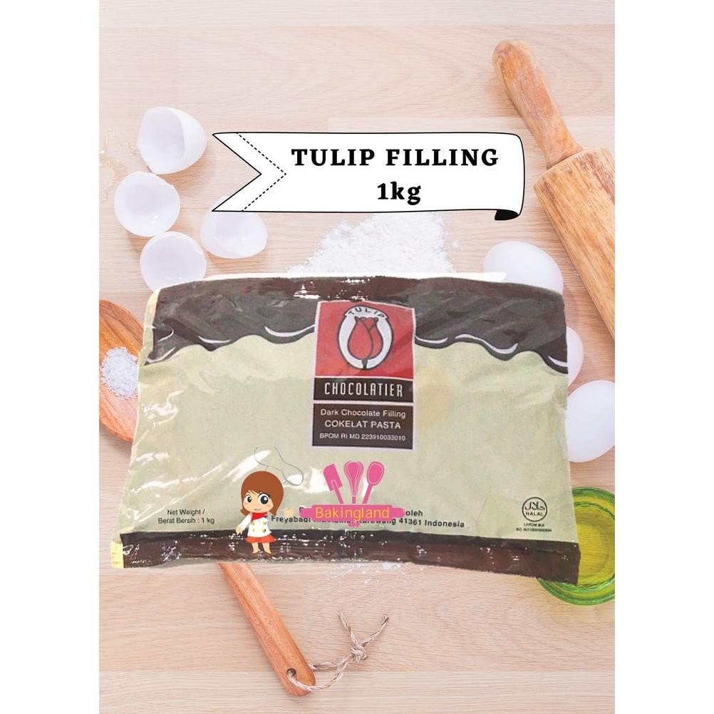 

FILLING TULIP 1kg Dark chocolate cokelat
