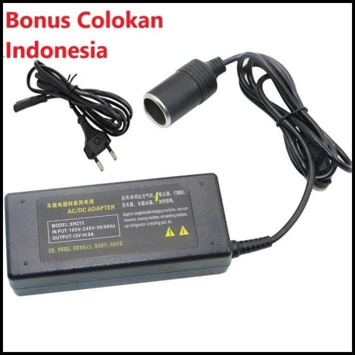 Converter Adaptor Colokan Lighter Mobil AC ke Colokan Rumah - DC 12V