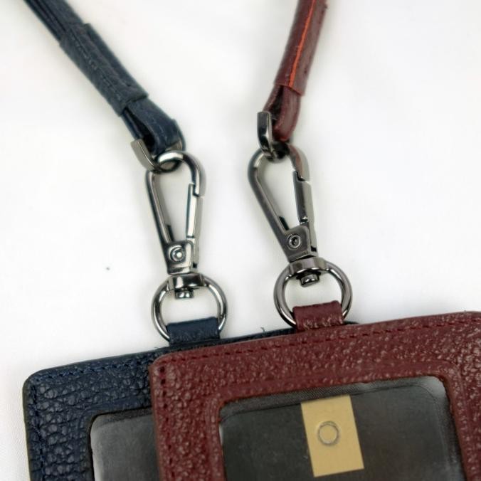 

Sendy Leather Valencia Lanyard Name Tag Id Card Kulit Sapi Asli