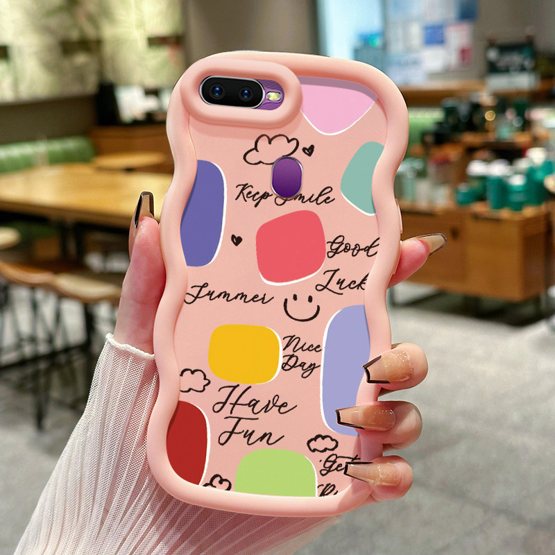 Casing Hp Untuk OPPO F9 F9 Pro Realme 2 Pro U1 Case HP Casing seri Warna Macaron Cesing Silikon Kasi