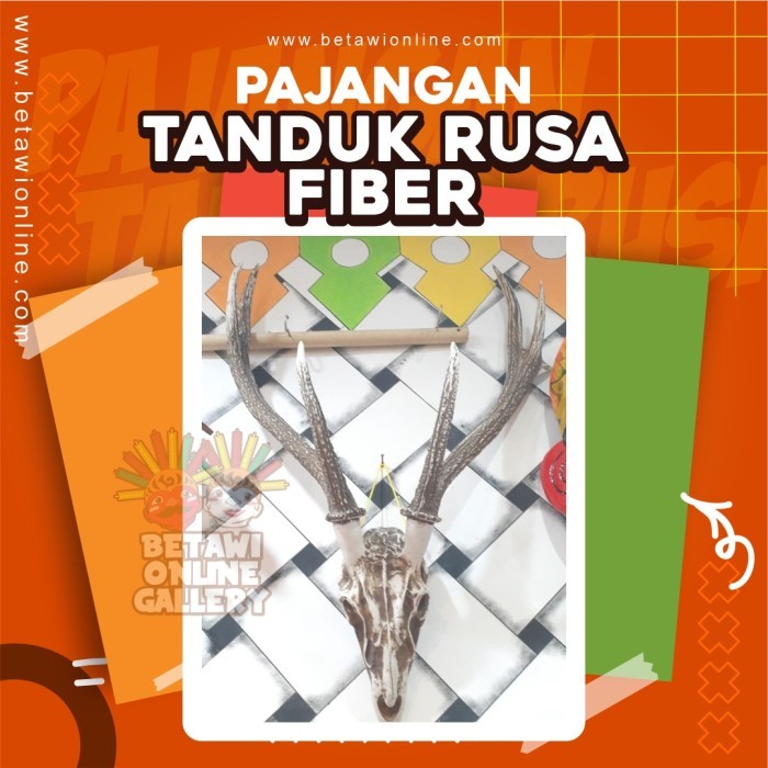 Pajangan Tanduk Rusa / Tanduk Rusa / Pajangan Tanduk Rusa Bahan Fiber Murah