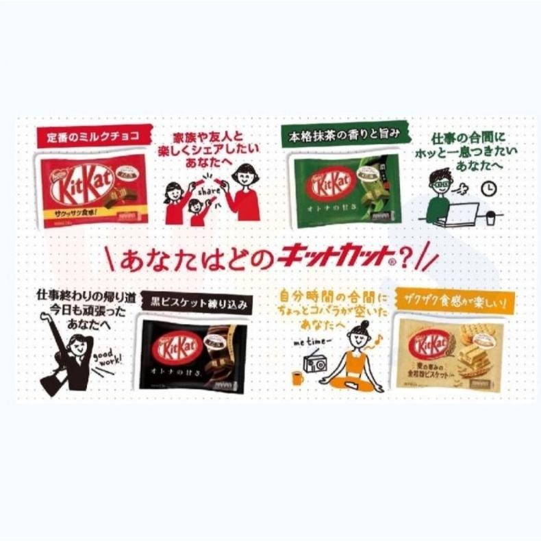 

Kitkat Mini Japan Coklat Nestle Kit Kat Mini Jepang Matcha Green Tea Strawberry Original Milk White Dark Chocolate Whole Grain KitKat Mini Bites Biskuit Wafer Cokelat Import Jepang