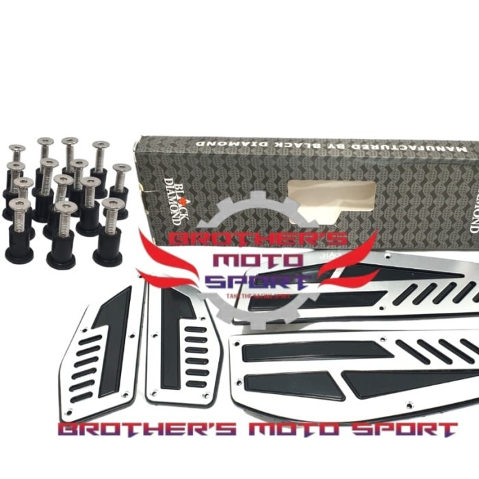 bordes black diamond xmax karpet xmax pijakan kaki xmax bordes xmax