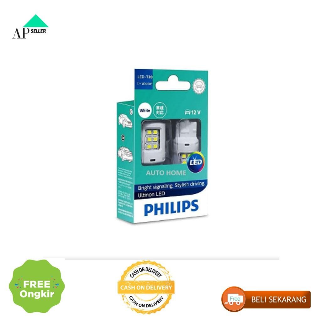 Philips Led T20 Putih - Lampu Senja Innova Reborn  Fortuner 11066Ulw Aditya019