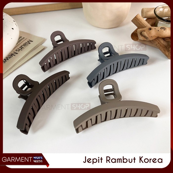 Jepit Plastik Korea Premium Doff Jelly Jedai Wanita Cantik Elegan